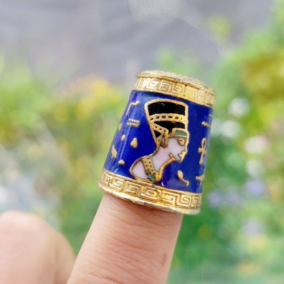 Other - Vintage Egyptian Queen Nefertiti Thimble